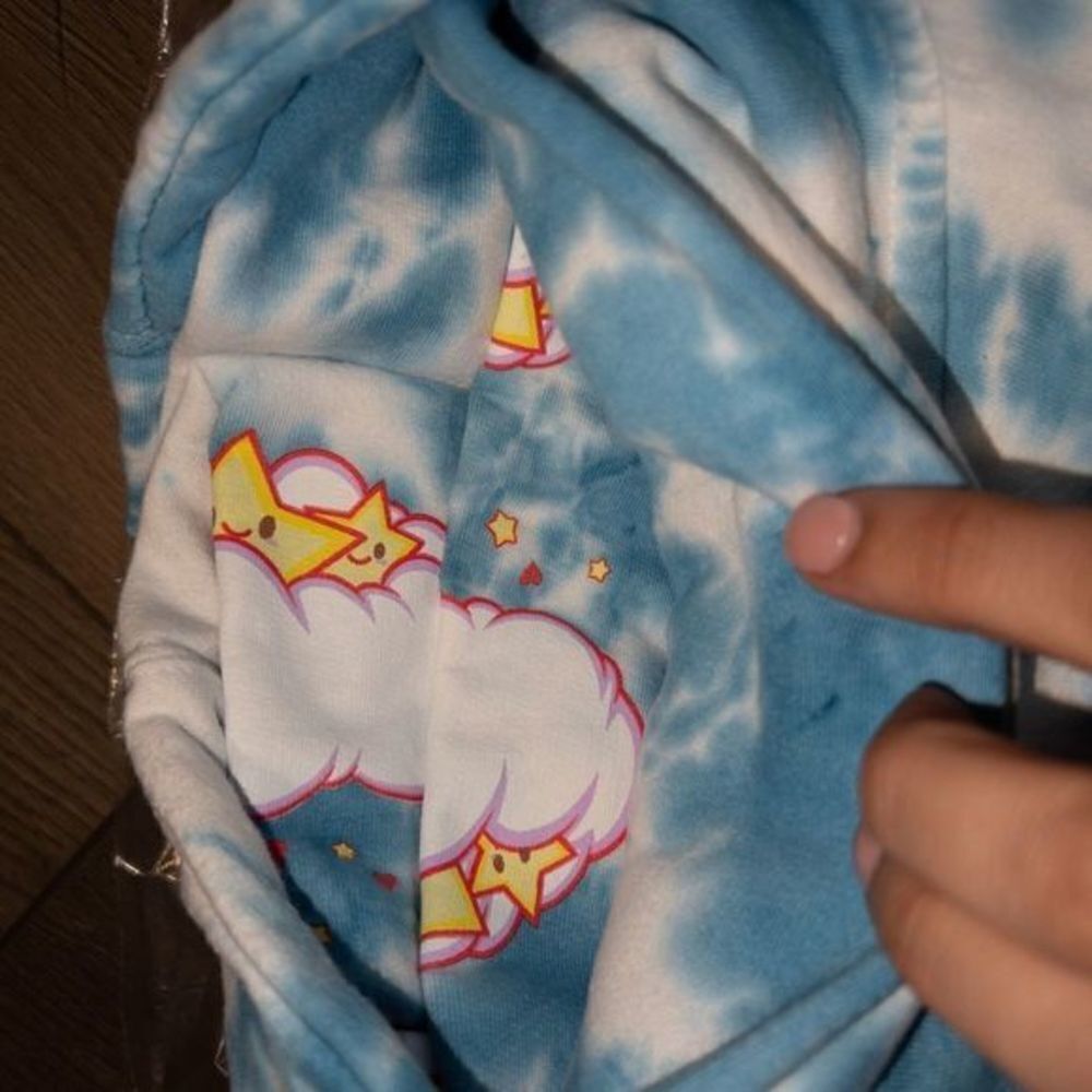 NIP BSR By Samii Ryan You’re A Star Sis Tie Dye Hooded Sweatshirt Size Medium - Picture 5 of 6